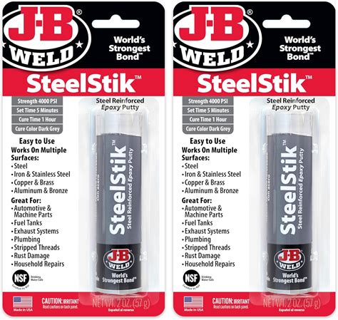 jb weld hole in sheet metal|SteelStik Epoxy Putty .